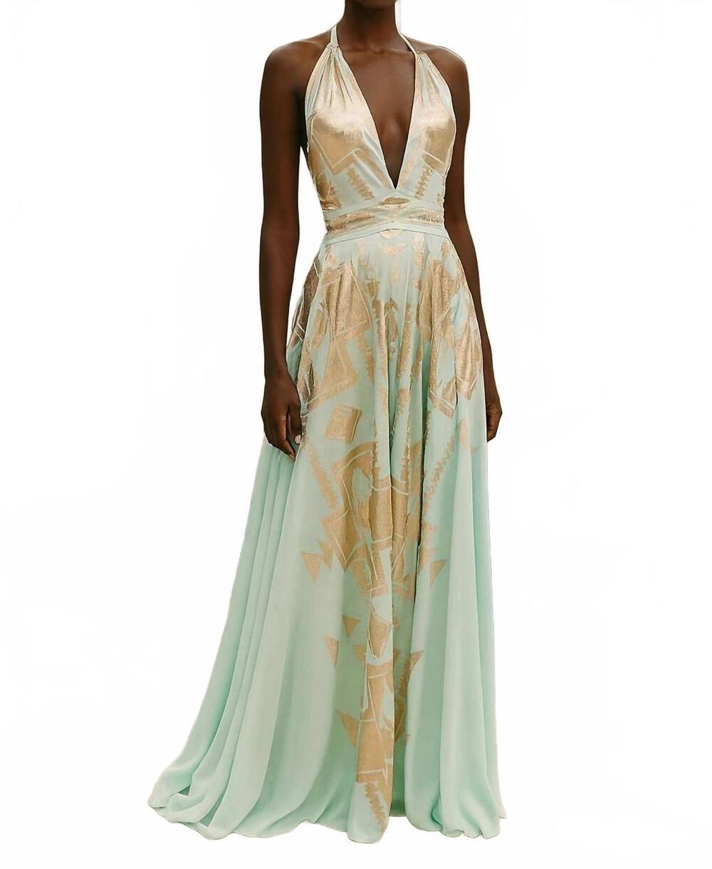 NEW LACE THE LABEL ilyssia dress in aqua